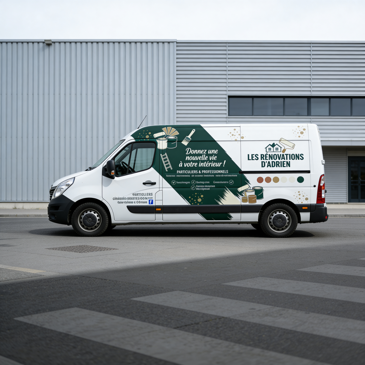 Camion Les Rénovations d'Adrien